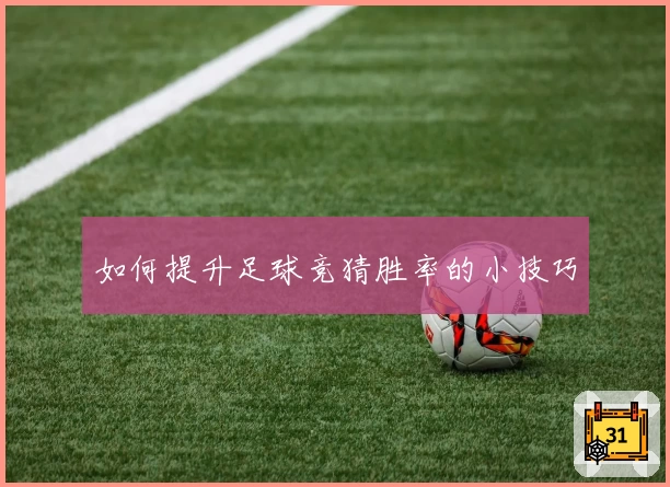 如何提升足球竞猜胜率的小技巧